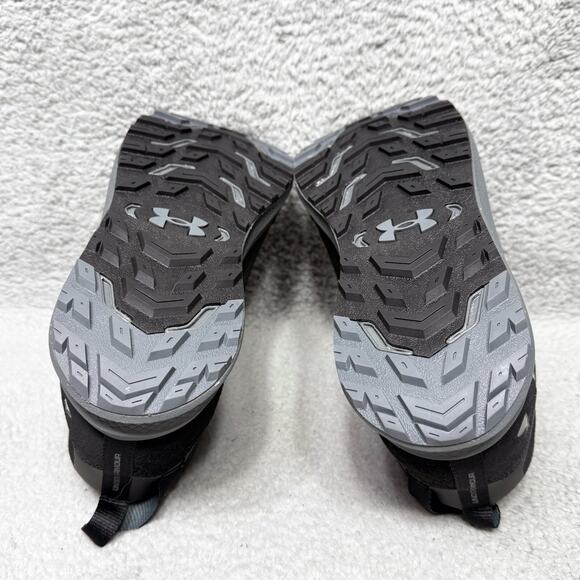 Under Armour Charged Bandit Trek 2 Mens 11.5 Hiking Shoes Sneakers Black Gray - Picture 9 of 11